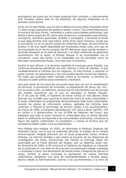 7 
‘Corrupción en España’. Manuel Herranz Montero. ‘En mi barrio’ y ‘Arian seis’ 
anticipación del gusto por los trajes g