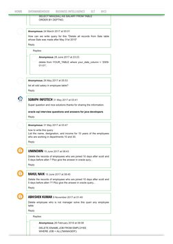 Replies (javascript:;) (javascript:;)
Replies
SELECT MAX(SAL) AS SALARY FROM TABLE
ORDER BY DEPTNO;
Anonymous 26 February 201