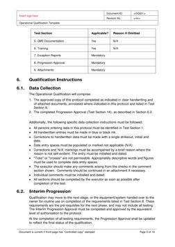 Insert logo here 
Document ID: 
<OQ001> 
Revision No.: 
<nn> 
Operational Qualification Template 
 
Document is current if fr