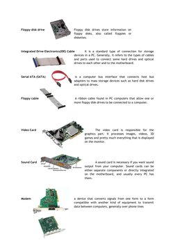 Computer Parts and Their Functions | PDF | Hard Disk Drive | Computer ...