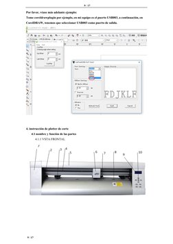 Manual de Configuración del Plotter MyCut | PDF | USB | Memoria USB