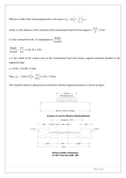 Deck Slab Bridge Design and Analysis | PDF | Bridge | Bending