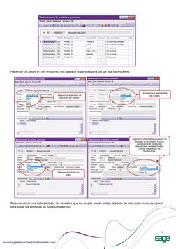 9 
 
 
 
Haciendo clic sobre el folio en blanco nos aparece la pantalla para dar de alta los modelos: 
 
 
 
 
 
Para visua