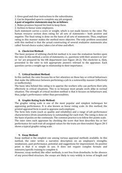 Performance Appraisal Methods Explained | PDF | Performance Appraisal ...