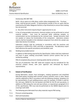 Positive Material Identification Checklist.pdf Positive Material Identification Procedure | PDF | Stainless Steel ...