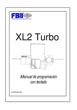    
 
 
 XL2 Turbo 
 
 
 
 
 
 
Manual de programación 
con teclado 
 
 
 
XL2T-PROG-R02 09/00 
 
 
 
