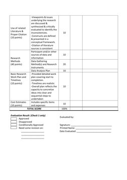 DepEd Action Research Proposal Evaluation | PDF | Data | Evaluation