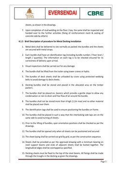 Deck Sheet Installation Methodology | PDF | Welding | Construction