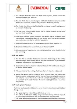 Deck Sheet Installation Methodology | PDF | Welding | Construction