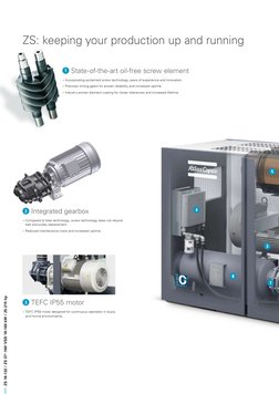 Atlas Copco ZS Blowers PDF | PDF | Efficient Energy Use | Electric Motor