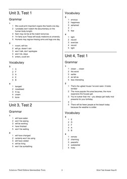 Intermediate Test Answer Keys B | PDF
