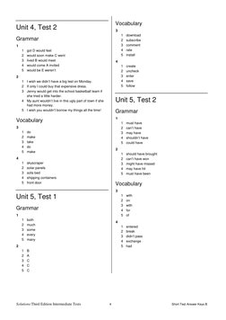 Intermediate Test Answer Keys B | PDF