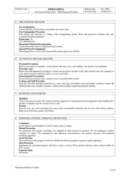 Msds Radiator Coolant Pertamina Radiator Coolant MSDS | PDF | Coolant | Water