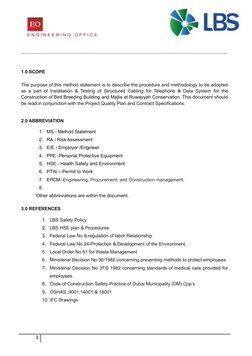 Method Statement for Structured Cabling | PDF | Personal Protective ...