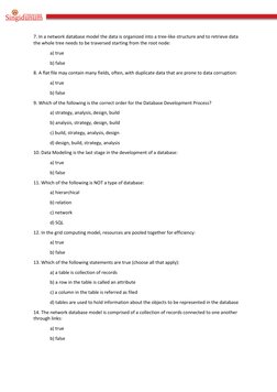 Database Exam Questions and Answers | PDF | Databases | Relational Database