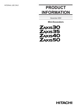 ZX30, ZX35, ZX40, ZX50 EN Product Information EN | PDF | Engines