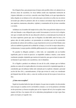 En el Imperio Inca, para proporcionar el mejor culto posible al dios sol, además de sus 
diversas clases de sacerdotes, los i