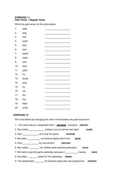 Form 1 English Grammar Exercises | PDF | Grammar | Linguistics