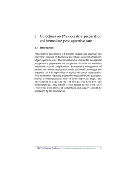 Preoperative and Postoperative Care Guidelines | PDF | Anesthesia | Surgery
