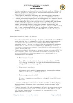 UNIVERSIDAD TECNICA DE AMBATO 
INGENIERIA CIVIL 
Estructuras Metálicas 
M a y r a  A s e s  –  P a u l  R o m e r o