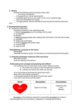 Grade 5 Denotation and Connotation Lesson | PDF | Self-Improvement