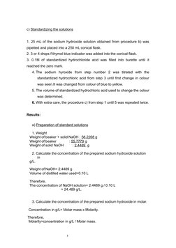 Standard Solution Preparation Techniques | PDF | Molar Concentration ...