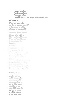 Am
            Más alla de tus labios 
          F     D           Bm