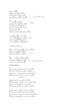 Gm7
Y todo lo demás
  F5           Cm7       Gm7
empieza donde acaban mis pies.
   F5            Cm7         Gm7