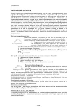 [Escribir texto]
ARQUITECTURA  NEUMATICA
Existen diversos tipos de manifestaciones arquitectónicas, entre las cuales consider