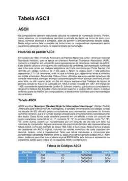 Tabela ASCII Completa PDF | PDF | Ascii | Codificações