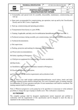 API 674 Positive Displacement Pumps Spec | PDF | Pump | Specification ...