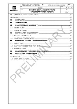 API 674 Positive Displacement Pumps Spec | PDF | Pump | Specification ...