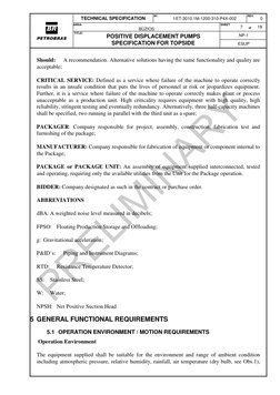 API 674 Positive Displacement Pumps Spec | PDF | Pump | Specification ...