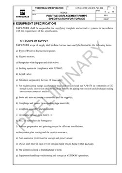 API 674 Positive Displacement Pumps Spec | PDF | Pump | Specification ...