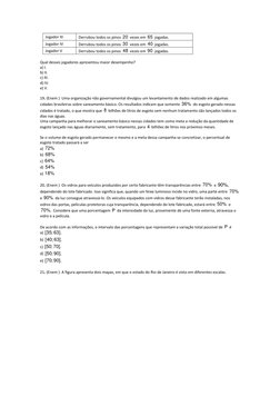 Jogador III 
Derrubou todos os pinos 20  vezes em 65  jogadas. 
Jogador IV 
Derrubou todos os pinos 30  vezes em 40  jogadas.