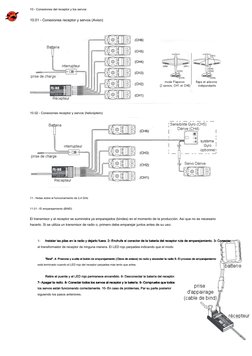 10 - Conexiones del receptor y los servos 
10.01 - Conexiones receptor y servos (Avion) 
10.02 - Conexiones receptor y servos