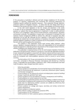 EI MODEL CODE OF SAFE PRACTICE PART 19: FIRE PRECAUTIONS AT PETROLEUM REFINERIES AND BULK STORAGE INSTALLATIONS 
FOREWORD 
EI