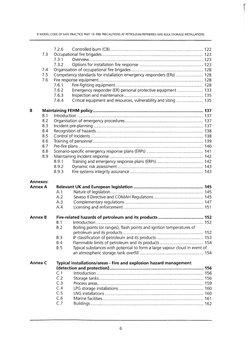 r 
i 
EI MODEL CODE OF SAFE PRACTICE PART 19: FIRE PRECAUTIONS AT PETROLEUM REFINERIES AND BULK STORAGE INSTALLATIONS 
7.2.6