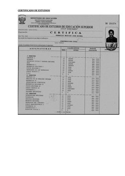 CERTIFICADO DE ESTUDIOS
