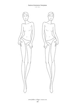 Fashion Illustration Templates 
ef 
www.fashion-design-course.com 
18 
