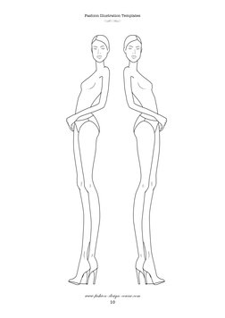 Fashion Illustration Templates 
ef 
www.fashion-design-course.com 
10 
