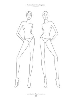 Fashion Illustration Templates 
ef 
www.fashion-design-course.com 
14 
