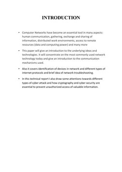 Technical Report on Computer Networking | PDF | Network Topology ...