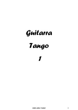  
 
Guitarra  
Tango 
 1 
 
 
EMPA AREA TANGO
1
