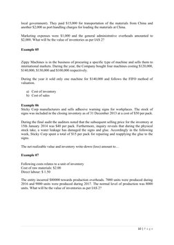 local government). They paid $15,000 for transportation of the materials from China and
another $2,000 as port handling charg