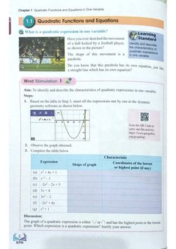 Chapter 1 Mathematics Form 4 KSSM | PDF