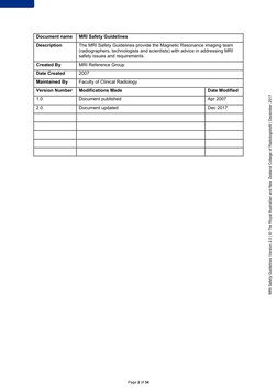 Mri Safety Guidelines.pdf MRI Safety Guidelines V2 | PDF | Magnetic Resonance Imaging | Radiology
