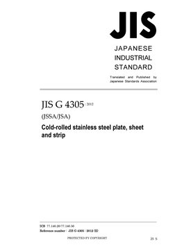 File 20200313 224143 Jis-G-4305-2012 | PDF | Heat Treating