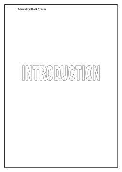 Student Feedback System Overview | PDF | Use Case | Usability