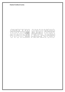 Student Feedback System Overview | PDF | Use Case | Usability